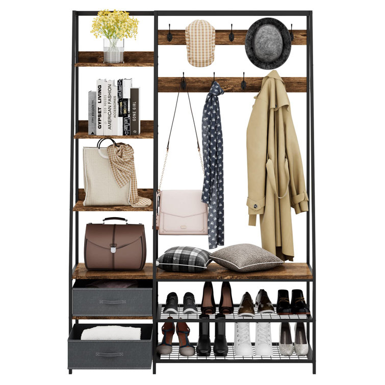 Williston Alisz Iron Hall Tree Wayfair.co.uk